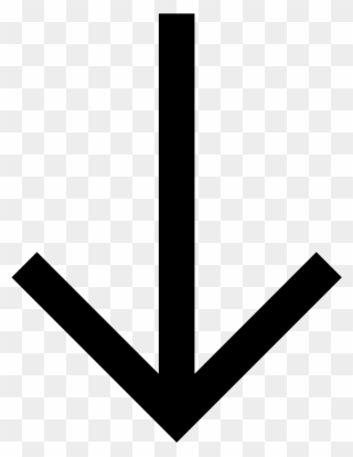 Clipart Of Arrows Pointing Down Cliparts - Arrow Down Svg - Png Download