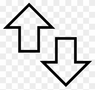 Up And Down Arrows Comments - Arrow Clipart