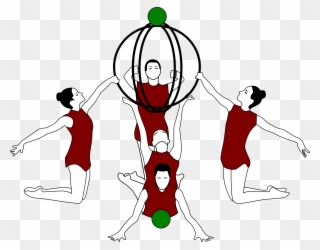 Big Image - Animadas De Gimnasia Acrobatica Clipart