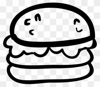 Hand-drawn Burger Comments - Grubhub Promo Code 2017 Clipart