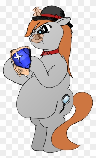 Fatponysketches, Bipedal, Bowler Hat, Chubby, Cloth, - Cartoon Clipart