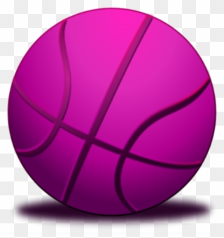 Purple Basketball Clipart - Basketball Small Png Transparent Png