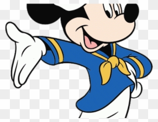 Mickey Mouse Clipart Captain - Sailor Mickey Mouse - Png Download