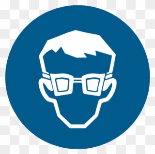 Logos, Brady Mandatory Pictograms Safety Glasses Go - Eye Protection Safety Signage Clipart