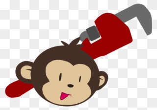 Monkey Wrench Cutie Mark - Digital Art Clipart