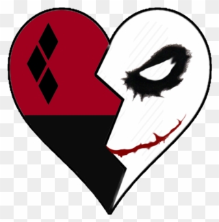 Harley Quinn And Joker Symbol Clipart