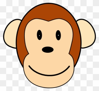 Clip Art Monkey Face - Png Download