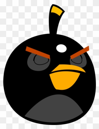 Angry Birds Clipart Angry Birds 2 Clip Art - Nama Angry Birds Hitam - Png Download
