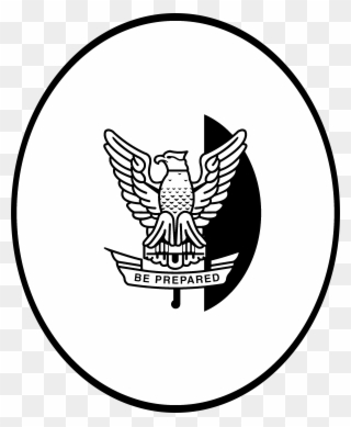 Best Hd Boy Scouts Eagle Scout Logo Black And White - Eagle Scout Black Png Clipart