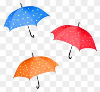Parapluies,umbrella, - ร่ม สี ส้ม Clipart