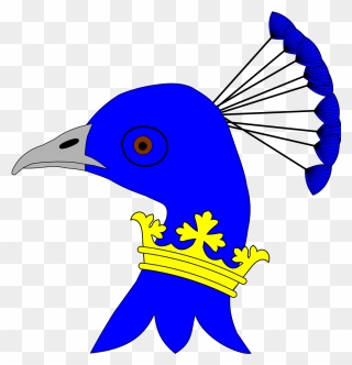 Cartoon Blue Jay 20, Buy Clip Art - Peacock Blue Clip Art - Png Download