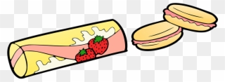 Healthy Food Cartoon 29, Buy Clip Art - Strawberry Snack Clipart - Png Download