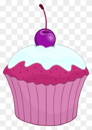 Cake Vector Clip Art Library - Muffin Clipart - Png Download