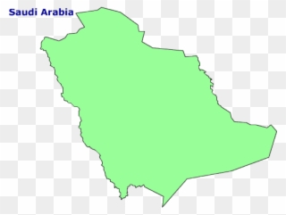 Map Of Saudi Arabia - Saudi Arabia Country Outline Clipart