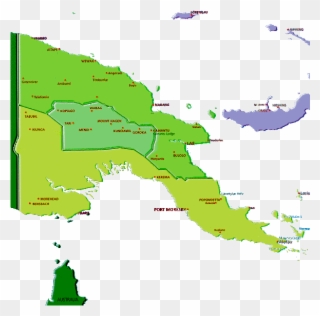 Papua Nueva Guinea Mapa Hd Clipart