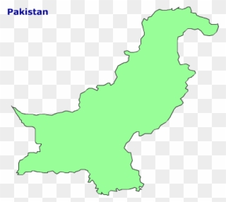 Map Of Pakistan - Pakistan Outline Map Clipart