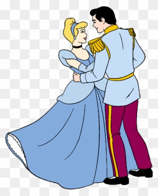 Cinderella And Prince Charming Clip Art Disney Clip - Clip Art Cinderella Prince - Png Download