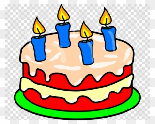 Cake Clipart Birthday Cake Clip Art - Have 7 Candles Lit 2 Go Out Riddle - Png Download