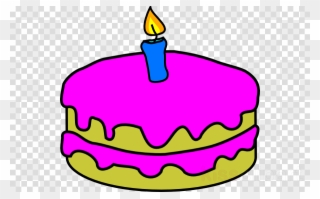 Birthday Cake With One Candle Clipart Birthday Candles - Love Icon Transparent Background - Png Download