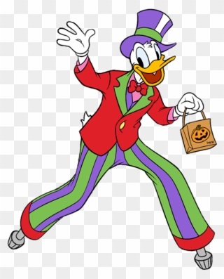 Disney Clip Art Galore Donald - Donald Duck Halloween - Png Download