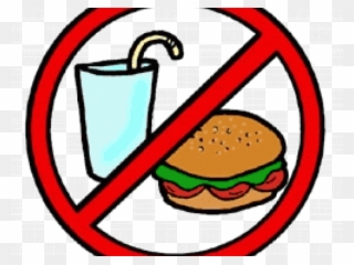 Drink Clipart Food - No Food Or Drinks Clip Art - Png Download
