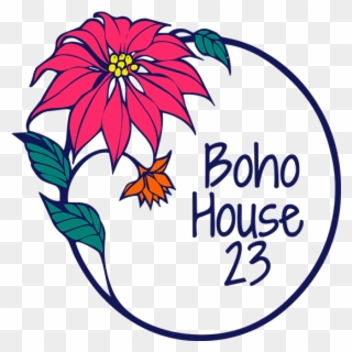 Boho House - Flower Clip Art - Png Download