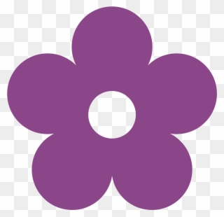 Clipart Info - Purple Flower Clipart - Png Download