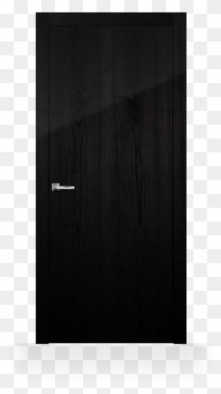 Trem V Shown In Black Ash - Home Door Clipart