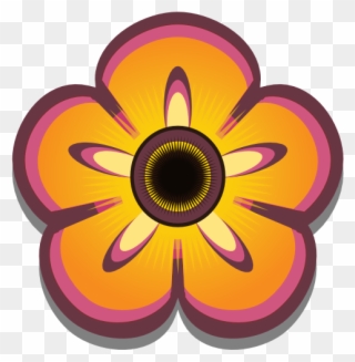 Abstract Flower 4 555px - Clip Art - Png Download