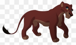 Female Lioness Lines By Kohu-arts On Clipart Library - Lion King Female Scar - Png Download
