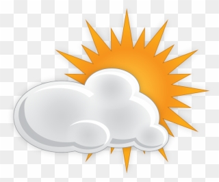 Sun And Clouds Clipart 11, Buy Clip Art - Sun Jpg - Png Download