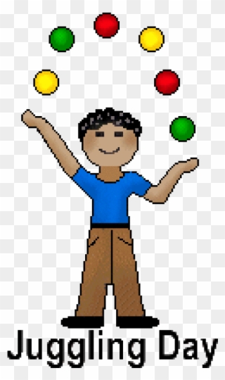 Juggling Clipart Clip Art - Kid Juggling Clip Art - Png Download