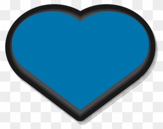 Blue Heart Clipart 12, Buy Clip Art - Scalable Vector Graphics - Png Download