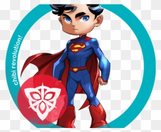 Superman Clipart Chibi - Superman Chibi Png Transparent Png