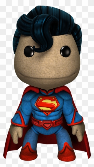 Superman - Little Big Planet 3 Dc Costumes Clipart