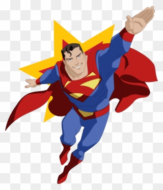 Ftestickers Superhero Superman Dc Comics Superherostick - Imagenes De Superman Animados Clipart