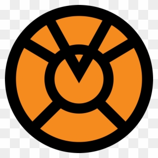 Clohharr - Orange Lantern Corp Symbol Clipart