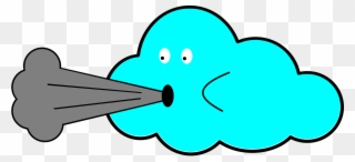 Cloud Wind Air - Clip Art - Png Download
