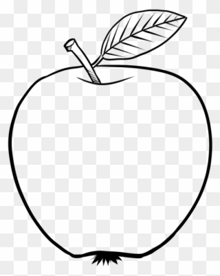 Similar Images For Apple Leaf Template - Apple For Drawing Clipart