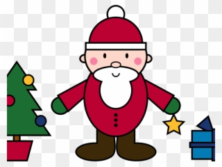 Santa Claus Clipart Simple - Christmas Day Clip Art - Png Download