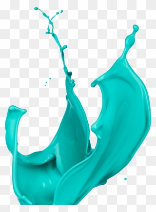 Blue Paint Google Pinterest - 3d Paint Splatter Png Clipart