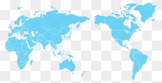 World Map Blue Png - World Map Png Clipart