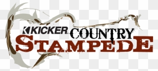 Country Clipart Country Concert - Kicker Country Stampede Logo - Png Download