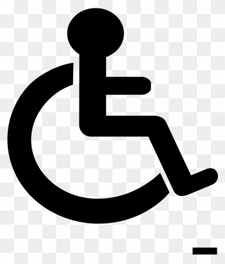 Wheelchair Cliparts 18, Buy Clip Art - Disability Sign - Png Download
