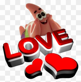 Patrick Star Spongebob Boboesponja Amor Love Paixão - Love Png Images Hd Clipart