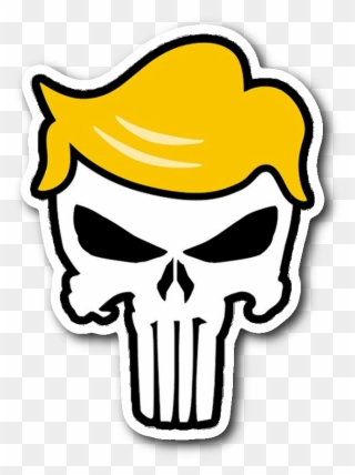 Trump Punisher Sticker - Trump Punisher Svg Clipart