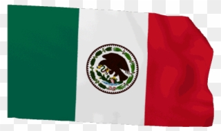 Mexican Flag Waving Gif - Gif Bandera De México Clipart