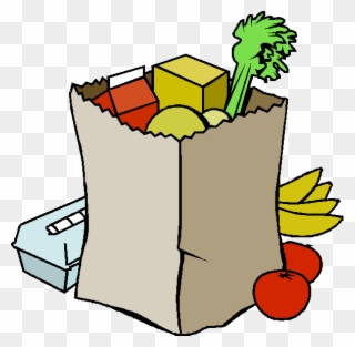 What's Cooking - Grocery Bag Of Food Clipart