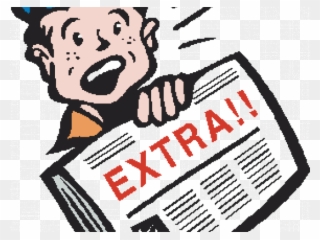 Newspaper Clipart Extra Extra Read All About It - You Re A Dickhead - Png Download