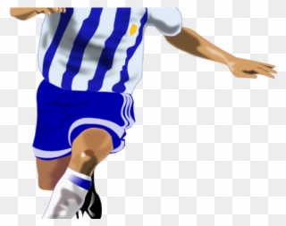 Soccer Clipart Dribbling - Soccer Player Clipart Png Transparent Png